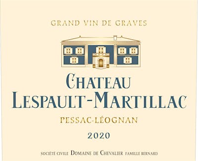 Label for Château Lespault-Martillac