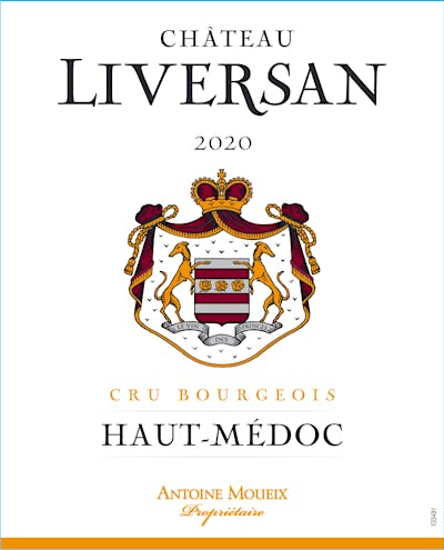 Label for Château Liversan