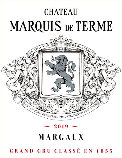 Label for Château Marquis de Terme