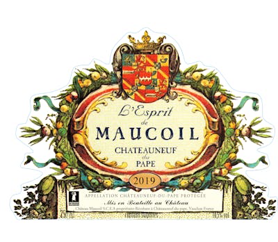 Label for Château Maucoil
