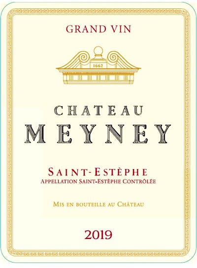 Label for Château Meyney