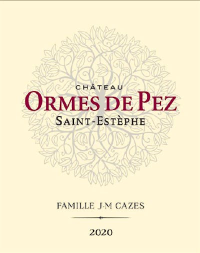 Label for Château Ormes de Pez