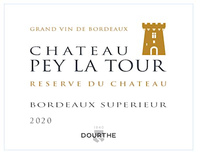 Label for Château Pey La Tour