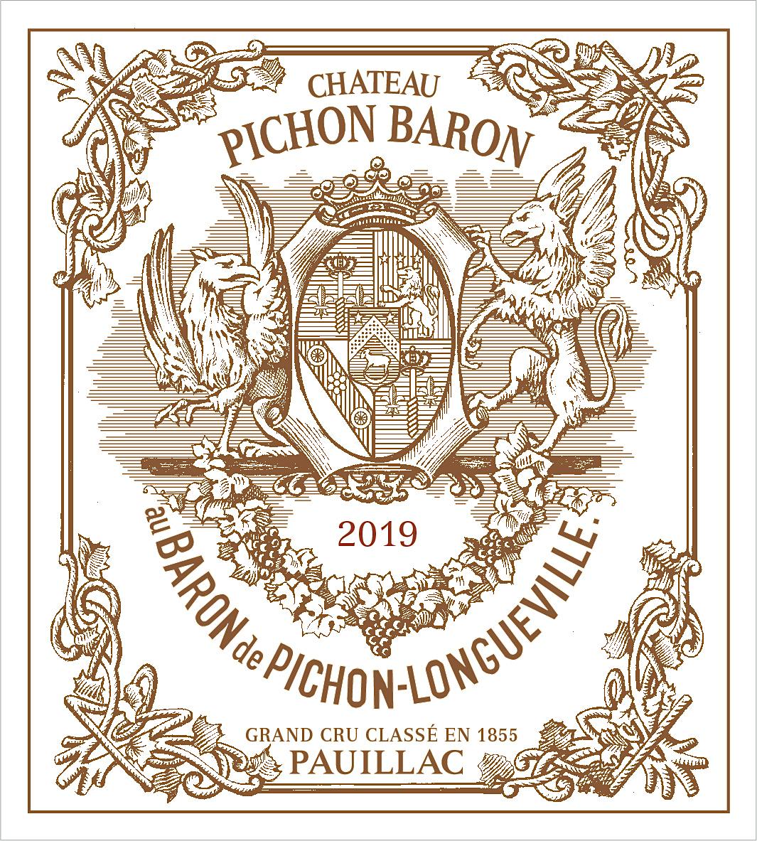Label for Château Pichon Baron