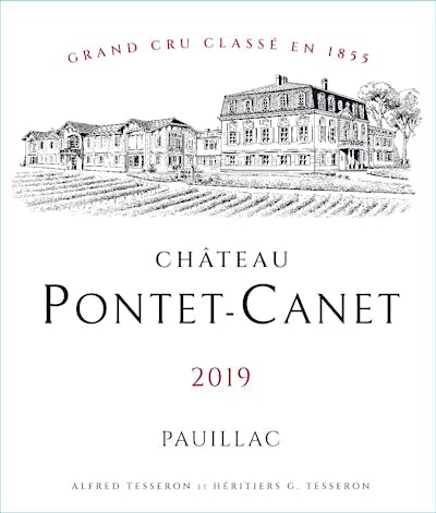Label for Château Pontet-Canet
