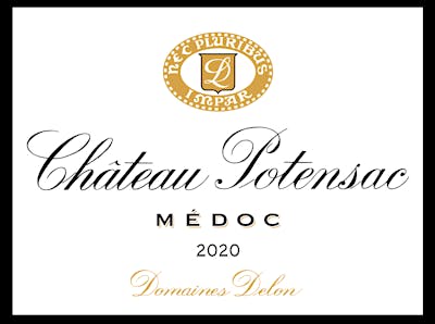 Label for Château Potensac