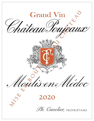Label for Château Poujeaux
