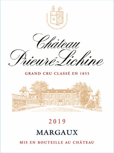 Label for Château Prieuré-Lichine