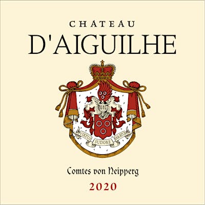 Label for Château d'Aiguilhe
