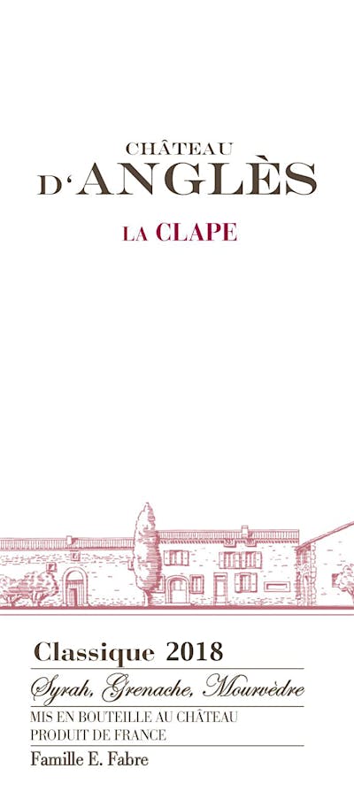 Label for Château d'Anglès