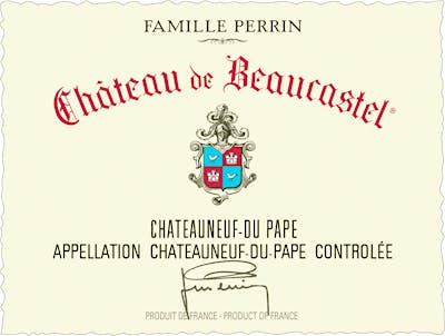 Label for Château de Beaucastel