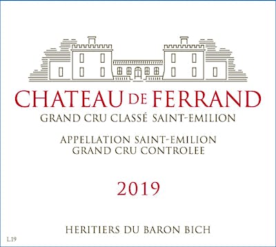 Label for Château de Ferrand
