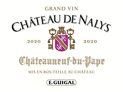 Label for Château de Nalys
