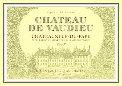 Label for Château de Vaudieu