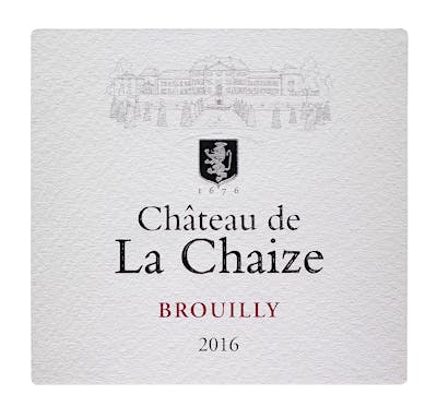 Label for Château de la Chaize