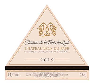 Label for Château de la Font du Loup