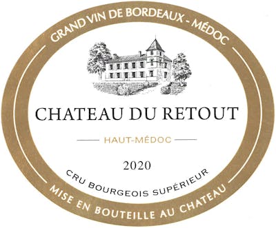 Label for Château du Retout