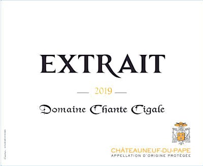 Label for Chante Cigale