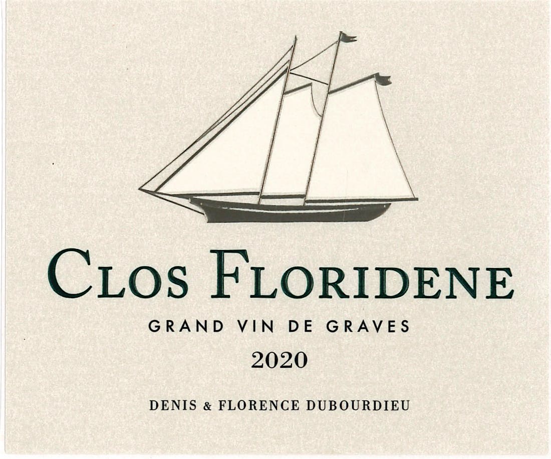 Label for Clos Floridène