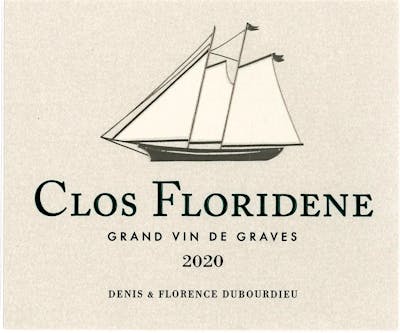 Label for Clos Floridène