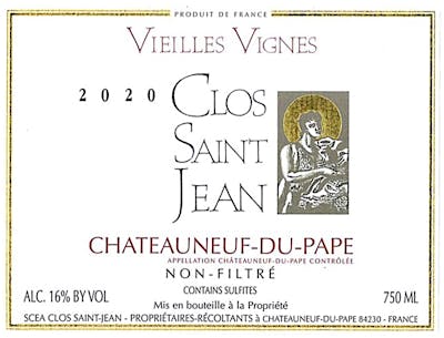 Label for Clos St.-Jean