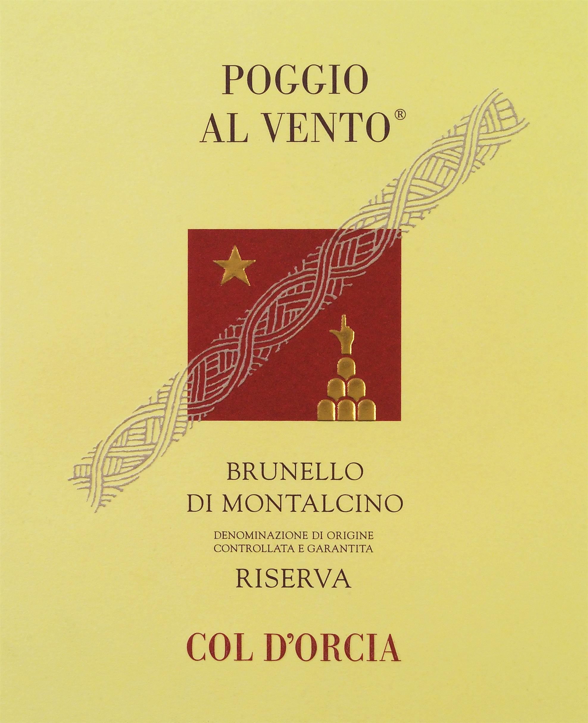 Label for Col d'Orcia