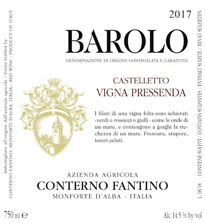 Label for Conterno Fantino