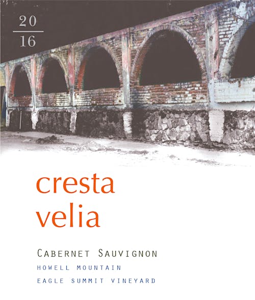 cresta-veliacabernet-sauvignon-howell-mountain-eagle-summit-vineyard Label