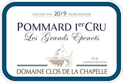 Label for Domaine Clos de la Chapelle
