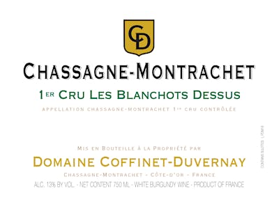 Label for Domaine Coffinet-Duvernay