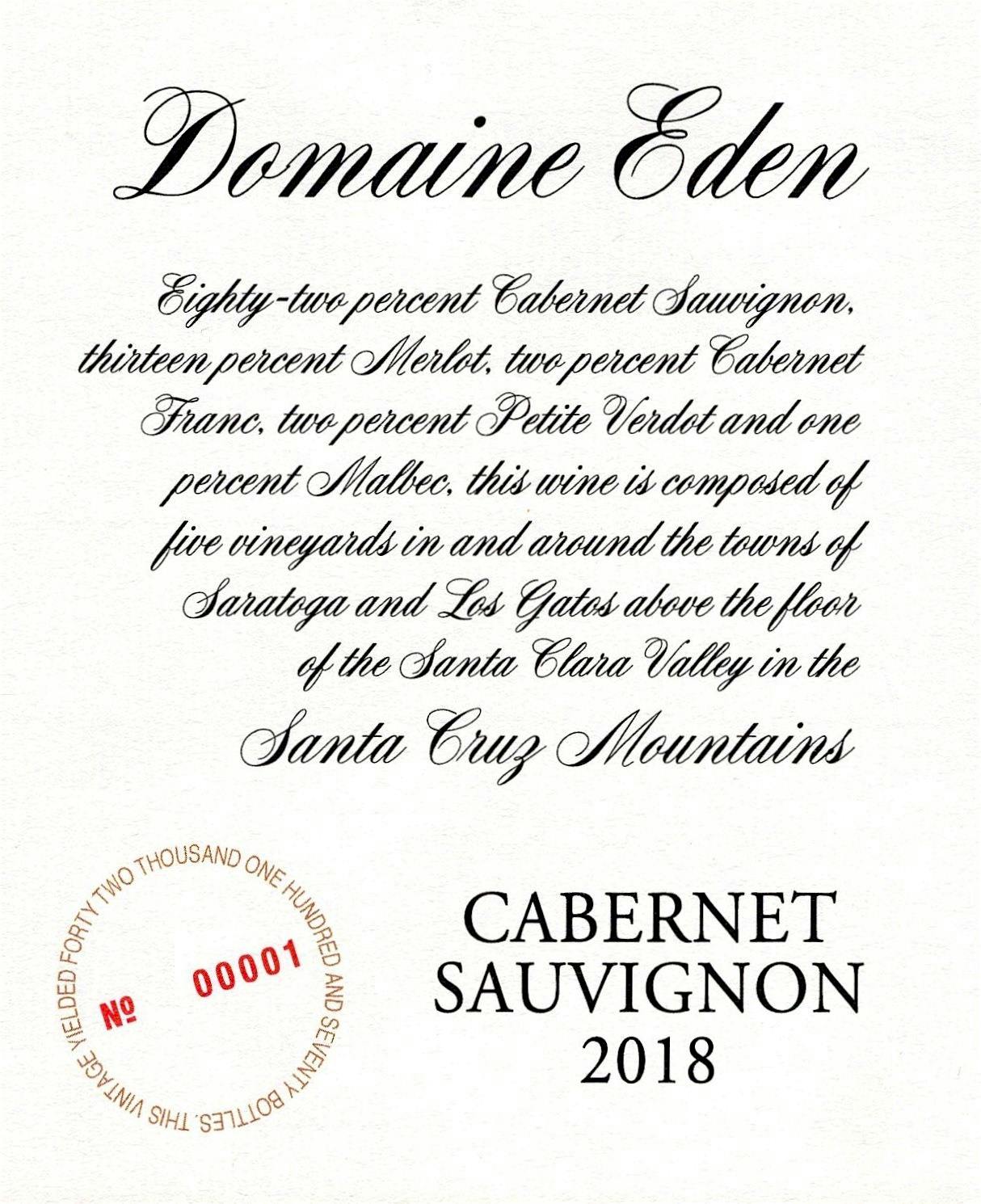 Label for Domaine Eden