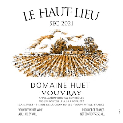 Label for Domaine Huet