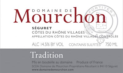 Label for Domaine de Mourchon