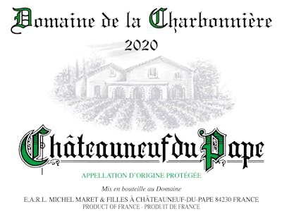Label for Domaine de la Charbonnière