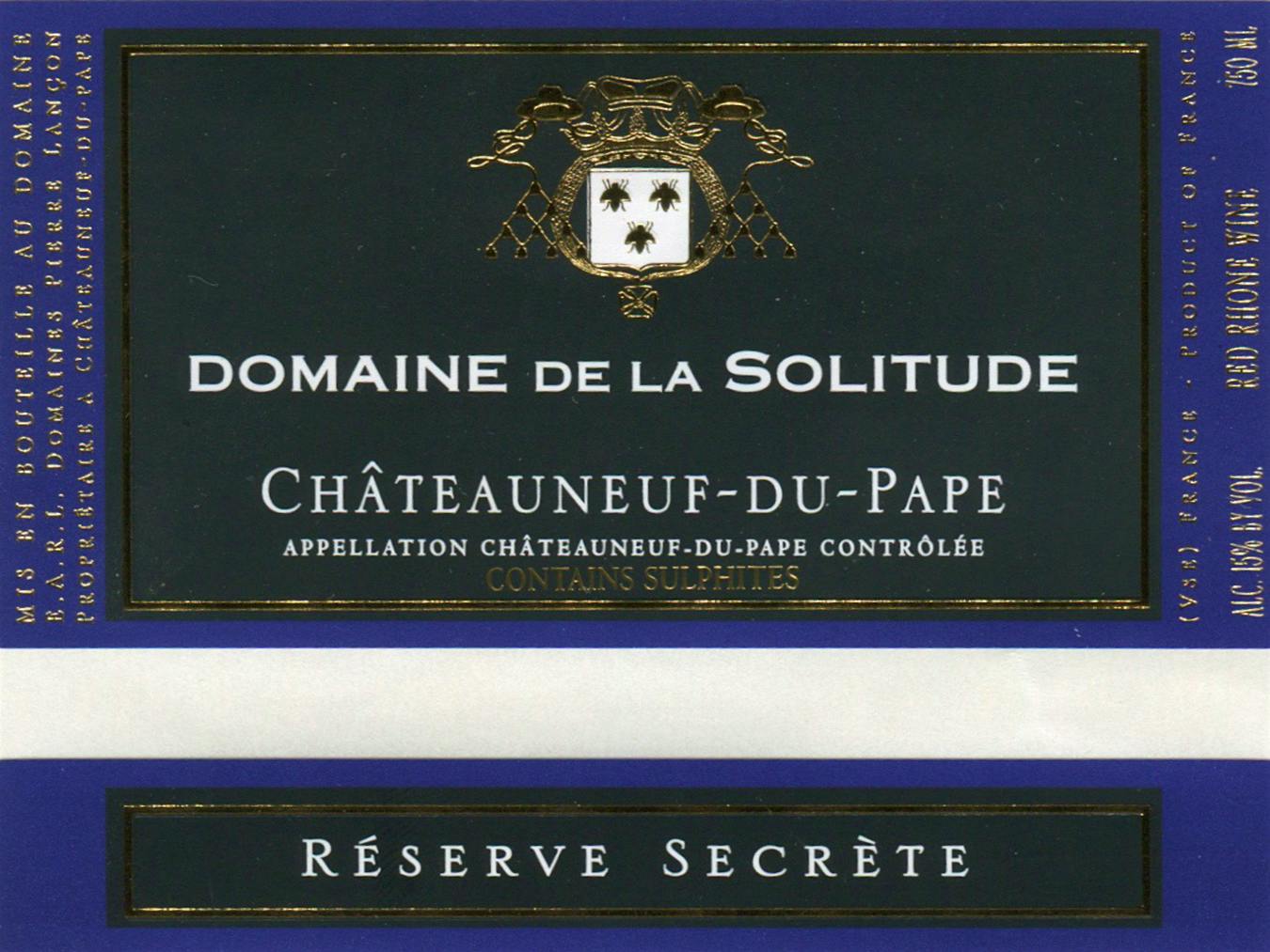 Label for Domaine de la Solitude