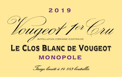 Label for Domaine de la Vougeraie