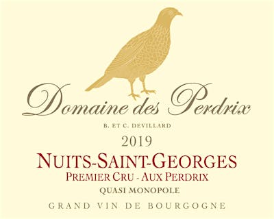 Label for Domaine des Perdrix
