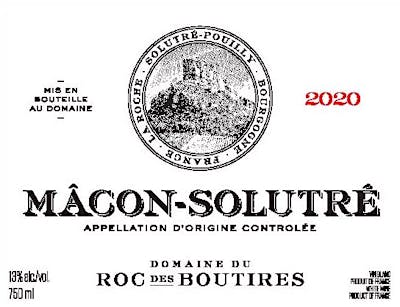 Label for Domaine du Roc des Boutires