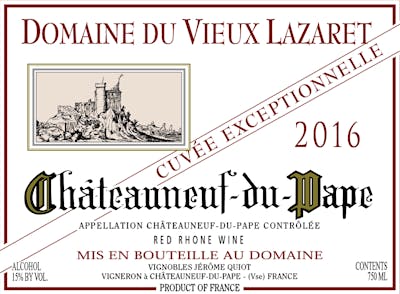 Label for Domaine du Vieux Lazaret