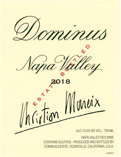 Label for Dominus Estate