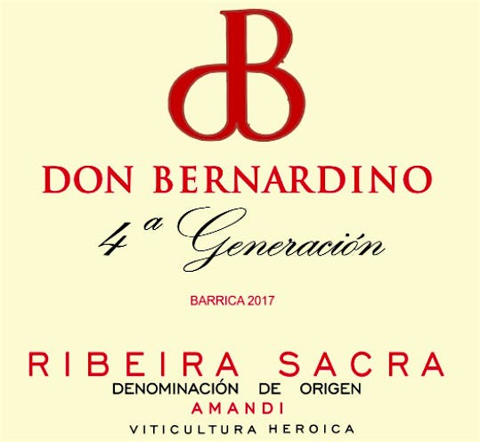 Label for Don Bernardino