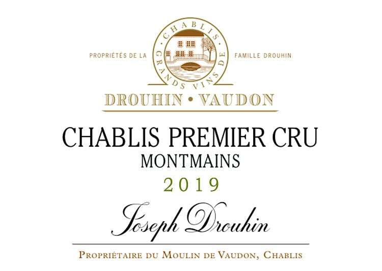 Label for Drouhin Vaudon
