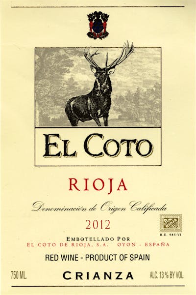 Label for El Coto de Rioja