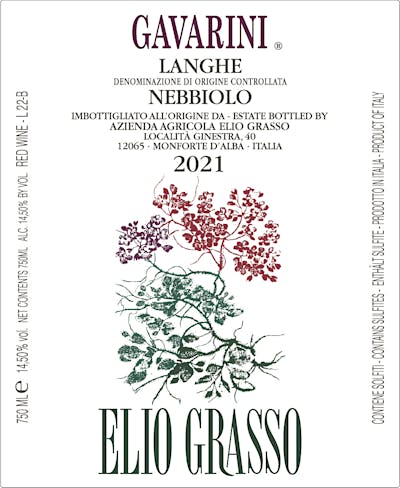 Label for Elio Grasso