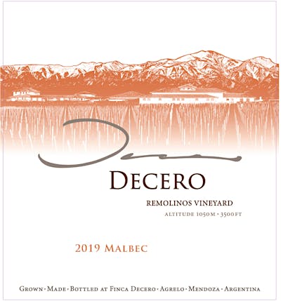Label for Finca Decero