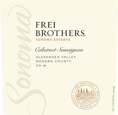 Label for Frei Brothers