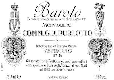 Label for G.B. Burlotto