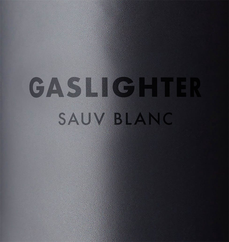 Label for Gaslighter Wine Co.
