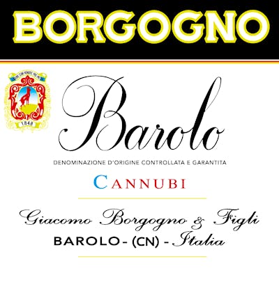 Label for Giacomo Borgogno & Figli