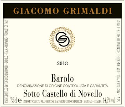 Label for Giacomo Grimaldi